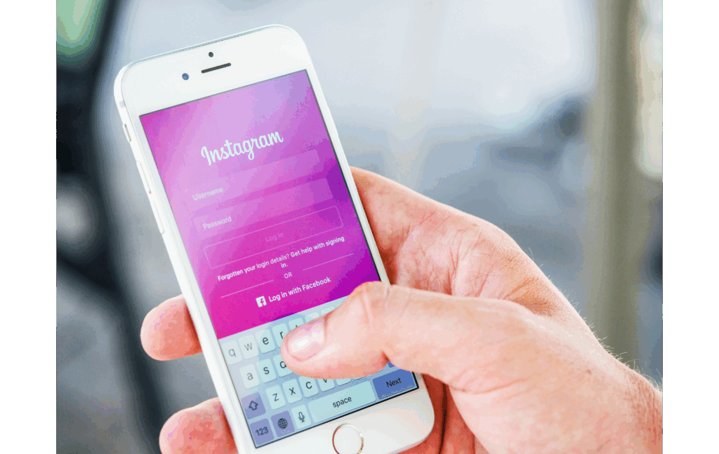 instagram log in phone
